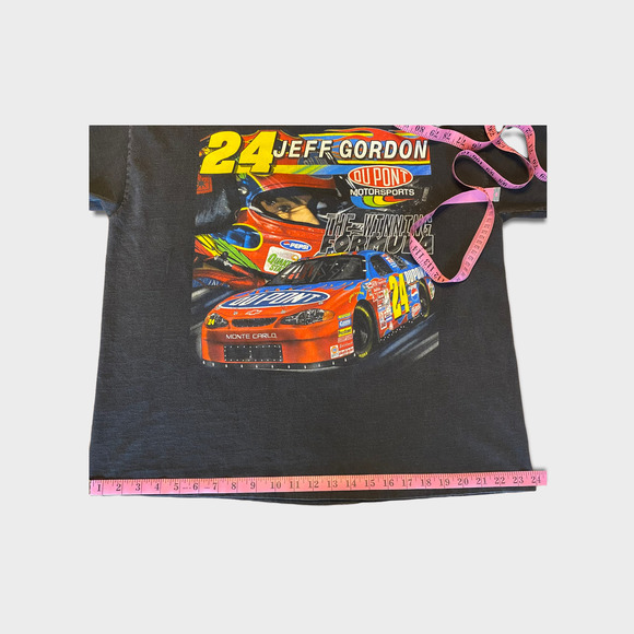 Vintage Nascar Tee Large Jeff Gordon #24 DuPont - Picture 5 of 8